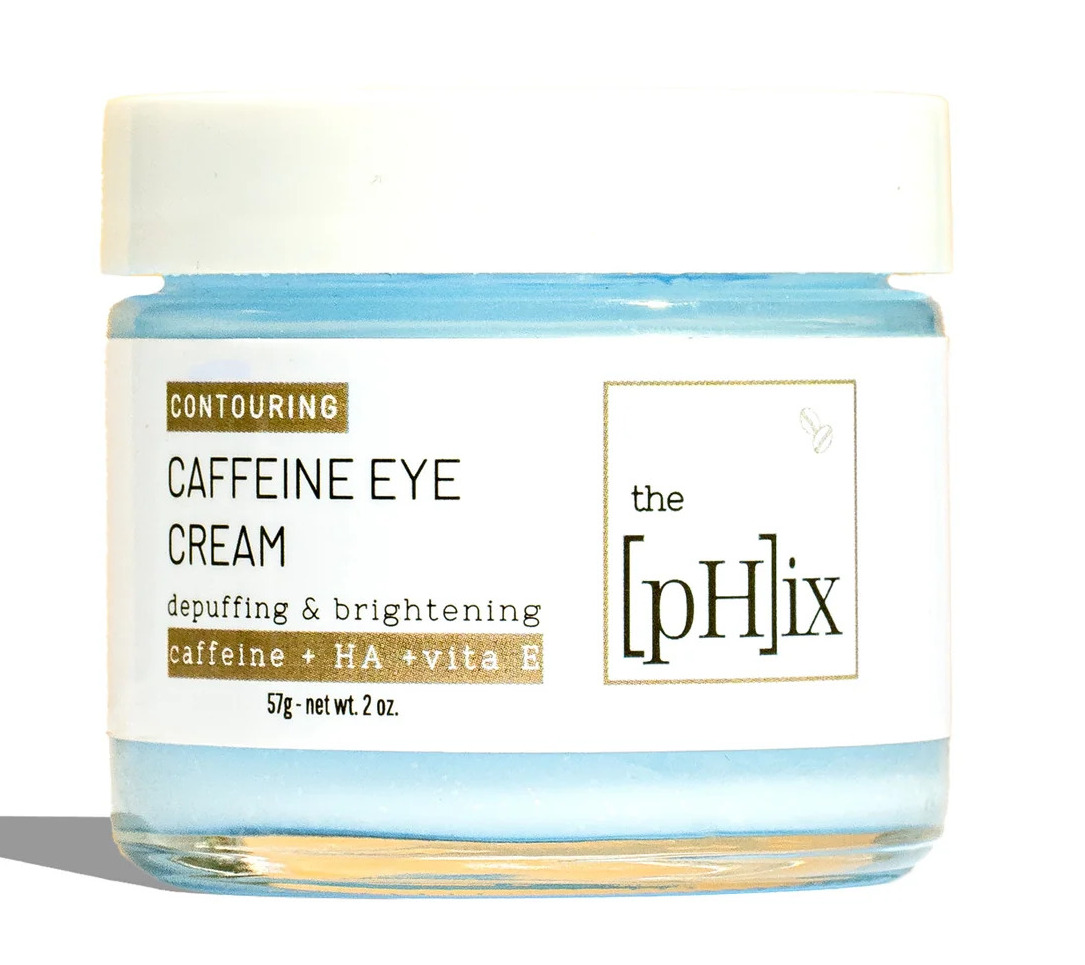 Eye cream with caffeine